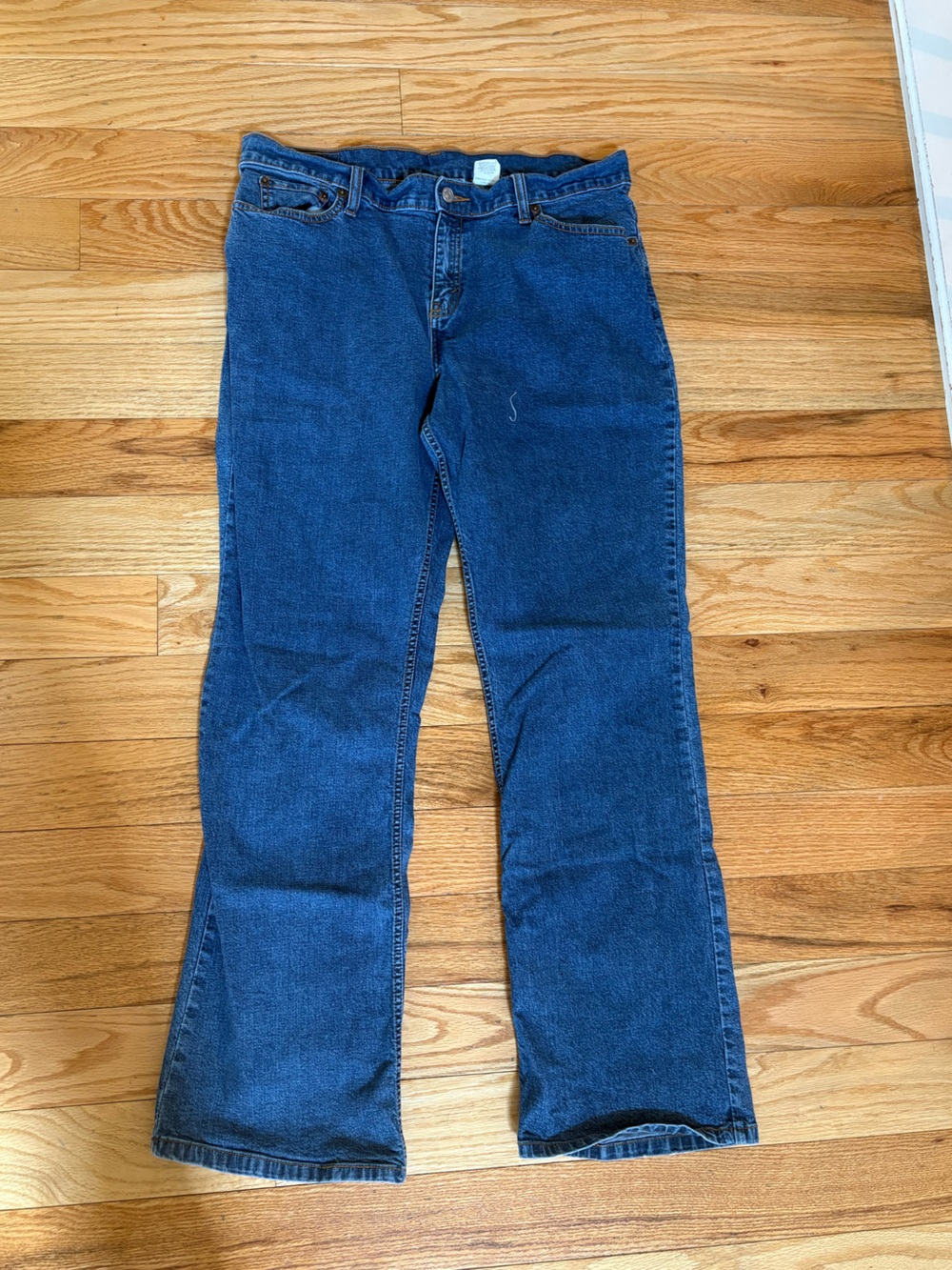 Levi's Dark Blue Straight-Leg Jeans